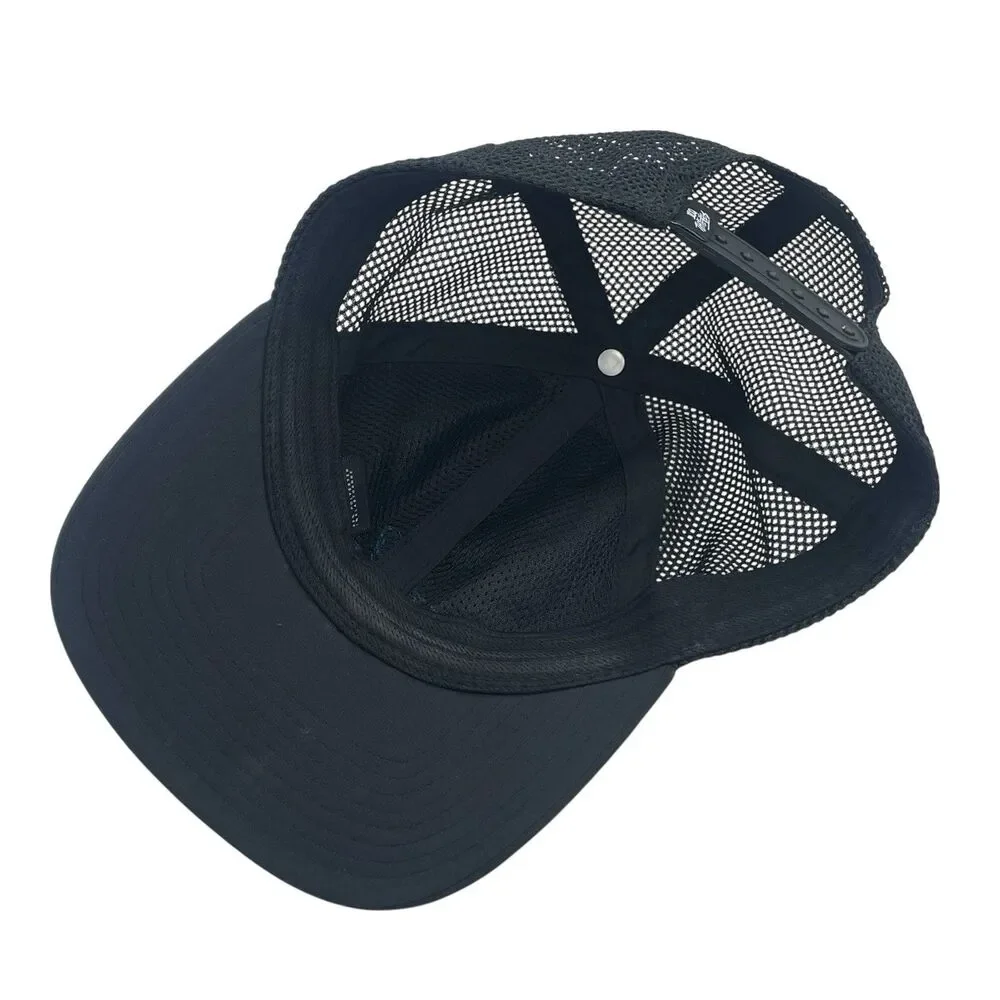 100 Thieves Jam Collection Hat Black Blue Rare Mesh Strapback Cap EUC